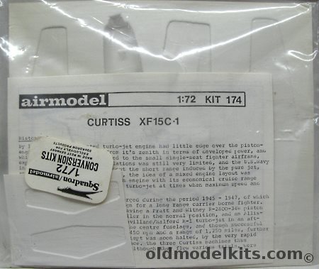 Airmodel 1/72 Curtiss XF-15 C-1 - Bagged, 174 plastic model kit